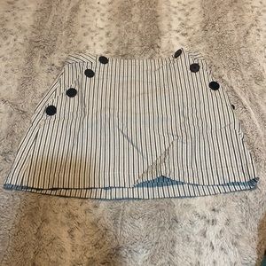 Stripped Banana Republic skirt